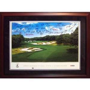  2009 U.S. Open (Bethpage Black) Field Autographed Deluxe 