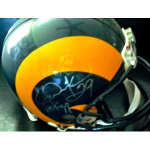 Kurt Warner Signed Ball   Helmet 