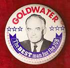 1964 BARRY GOLDWATER CARDBOARD CAMPAIGN ANTENNA FLAGS 2 DIFFERENT 