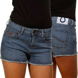  Indianapolis Colts Ladies Tight End Jean Shorts: Sports 