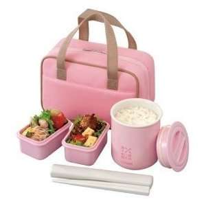  Japanese Lunch Box Set Tiger Lunch thermos PINK LWY F024PN 
