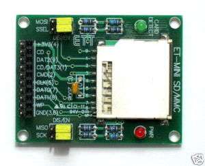 INBOARD   SD / MMC Memory Board to PIC AVR ARM BASIC  