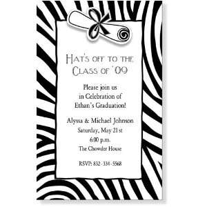  Graduation Invitations   A12454 D385 Health & Personal 