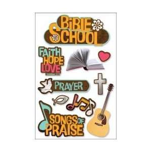   House 3 D Sticker Bible School; 3 Items/Order: Arts, Crafts & Sewing