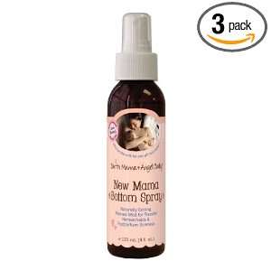 Earth Mama Angel Baby New Mama Bottom Spray, 4 Ounce Bottles (Pack of 