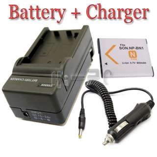 2X Battery + Charger NP BN1 for Sony CyberShot DSC new  