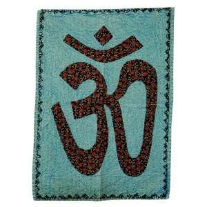  Om Patch Work Cotton Wall Hanging Tapestry WHG02979: Home 