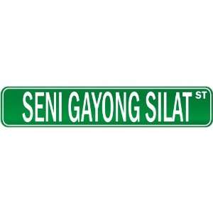   Silat Street Sign Signs  Street Sign Martial Arts: Home & Kitchen