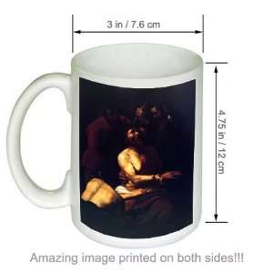   Caravaggio Art COFFEE MUG The Crowning with Thorns: Kitchen & Dining