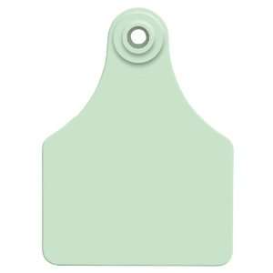   Global Ear Tags   Large Blank Cattle ID Tags   25 ct Green Pet
