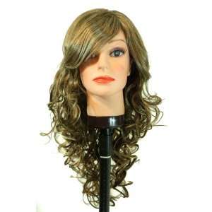  23 Long Mixed Brown big curls / long bangs synthetic wig Beauty