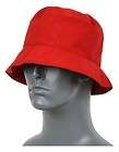 NEW PRADA RED TESSUTO LOGO FEDORA BUCKET HAT SMALL UNISEX