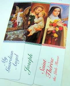 St Joseph St Therese Guardian Bible Bookmarks Lot 3  