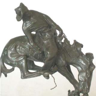 Small Bronze Cast The Outlaw by Frederic Remington  