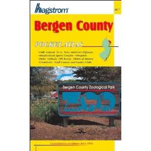  Hagstrom 459765 Bergen County NJ Pocket Street Atlas 