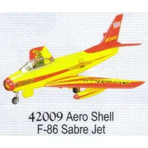   Aero Shell F 86 Sabre Jet Airplane Diecast Collectible: Toys & Games
