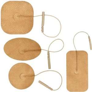  Biomedical Innovations Tan Cloth Electrodes   2 Square 