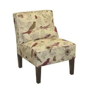   Skyline Furniture Armless Chair in Birds Nest Lilac Furniture & Decor