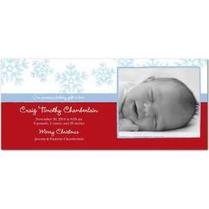 Birth Announcements   Snowflake Blooms Boy By Sb Hello Little One
