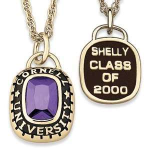  Gold over Sterling Birthstone Class Pendant   Personalized Jewelry