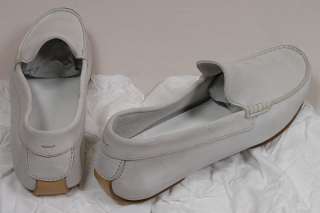   MARGIELA SHOES $560 WHITE SUEDE TONAL STITCH LOAFERS 13 46e NEW  