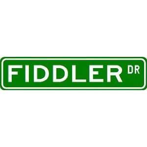  FIDDLER Street Sign ~ Custom Aluminum Street Signs: Sports 