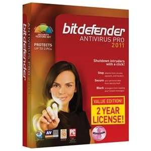  Bitdefender Antivirus 2011 3pc 2year Industry Leading 