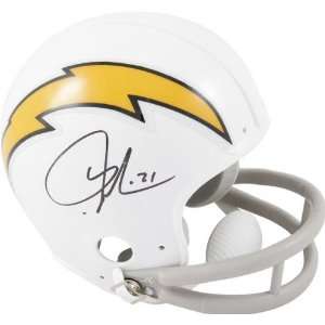 LaDainian Tomlinson San Diego Chargers Autographed White Riddell Mini 