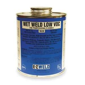  EZ WELD 92204 PVC Wet/Dry Cememt,32 Oz,Blue