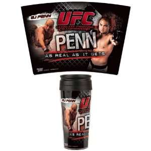  BJ PENN OFFICIAL 16OZ CAPACITY NASCAR TRAVEL MUG Sports 