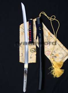 100%HANDMADE JAPANESE WAKIZASHI HIGH QUALITY FOLDED STEEL SWORD RAZOR 
