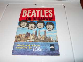 Beatles 1966 tour program fan club w/1964 Whitman Beatles book  