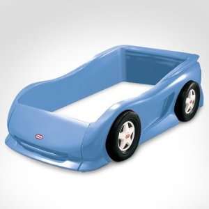  Little Tikes Sports Car Twin Bed Frame   Light Blue: Toys 