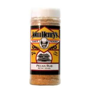 John Henrys Pecan Rub   Chef, 12 oz Grocery & Gourmet Food