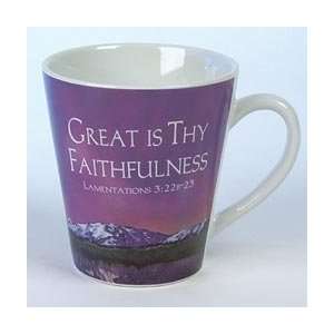 Great Is Thy Faithfulness/Ceramic Mug: Kitchen & Dining