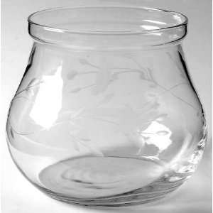   Heritage Jelly Bean Jar, No Lid, Crystal Tableware: Kitchen & Dining