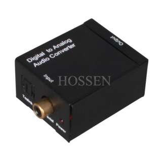 Digital Optical Coax to Analog RCA Audio Converter Toslink Coaxial 
