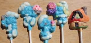 SMURFS Lollipop Chocolate Candy Molds  
