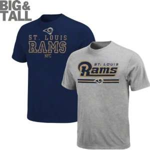   : St. Louis Rams Big & Tall Blitz 2 Tee Combo Pack: Sports & Outdoors