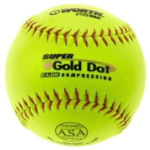  Academy Sports Worth ASA 12 Super Gold Dot Slow Pitch 