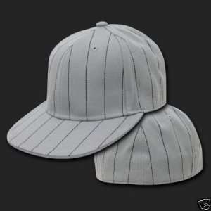   Size 7 1/2 Fitted Flat Bill Baseball Cap Hat: Everything Else