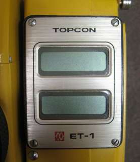 Topcon ET 1 Electronic Total Station Surveying w/ Case Survey  