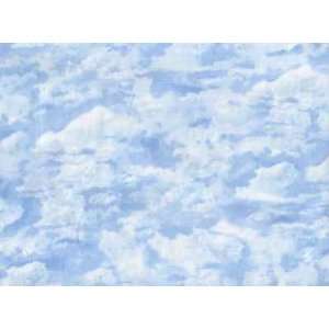   Sea Imports, Blue Day Sky with White Clouds Arts, Crafts & Sewing