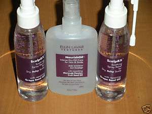 ELLIN LAVAR textures scalp RX & nourish oil 3 botttles  