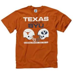  Texas Longhorns vs BYU Cougars 2011 Match up T Shirt 