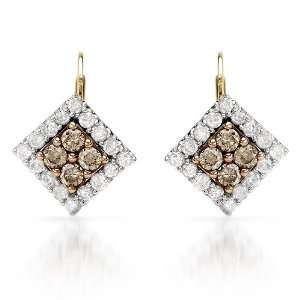   Diamonds Crafted in Two tone Gold Length 20mm: JewelryDays: Jewelry
