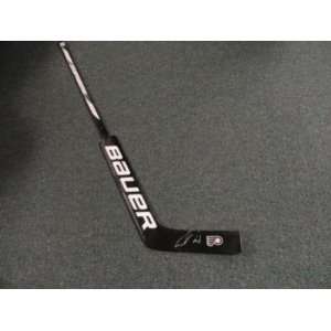  Sergei Bobrovsky Signed Stick   Philaelphia Goalie 