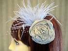 Hollywood Wedding Bridal Silk Big Flower Party Headband  