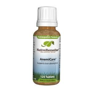 Native Remedies Anemicare To Temporarily Increase Iron Absorption To 