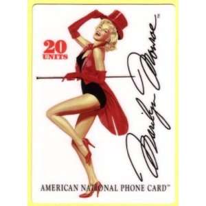 Marilyn Collectible Phone Card: 20m Marilyn Monroe Premiere Issue in 